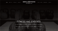 Desktop Screenshot of gorilla-strong.com